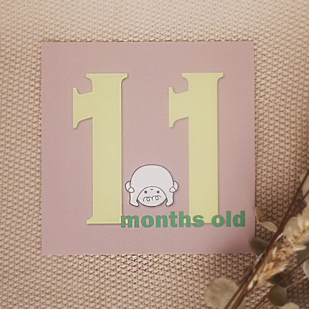  【 単品 月齢 】バースデーカードセット 誕生から1歳まで 出産準備 出産祝い 誕生日 赤ちゃん お祝い メッセージカード 男の子 女の子 おしゃれ 0歳 1歳 0ヶ月 1ヶ月 2ヶ月 3ヶ月 4ヶ月 5ヶ月 6ヶ月 7ヶ月 8ヶ月 9ヶ月 10ヶ月 11ヶ月 12ヶ月
