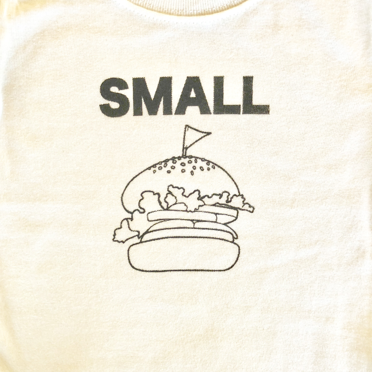 親子でおそろい /ハンバーガー SMALL×MEDIUM×BIG プリント/ Tシャツ3枚組ギフトセット